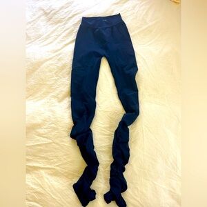 ALICE & Olivia Black Footless Tights / Leggings